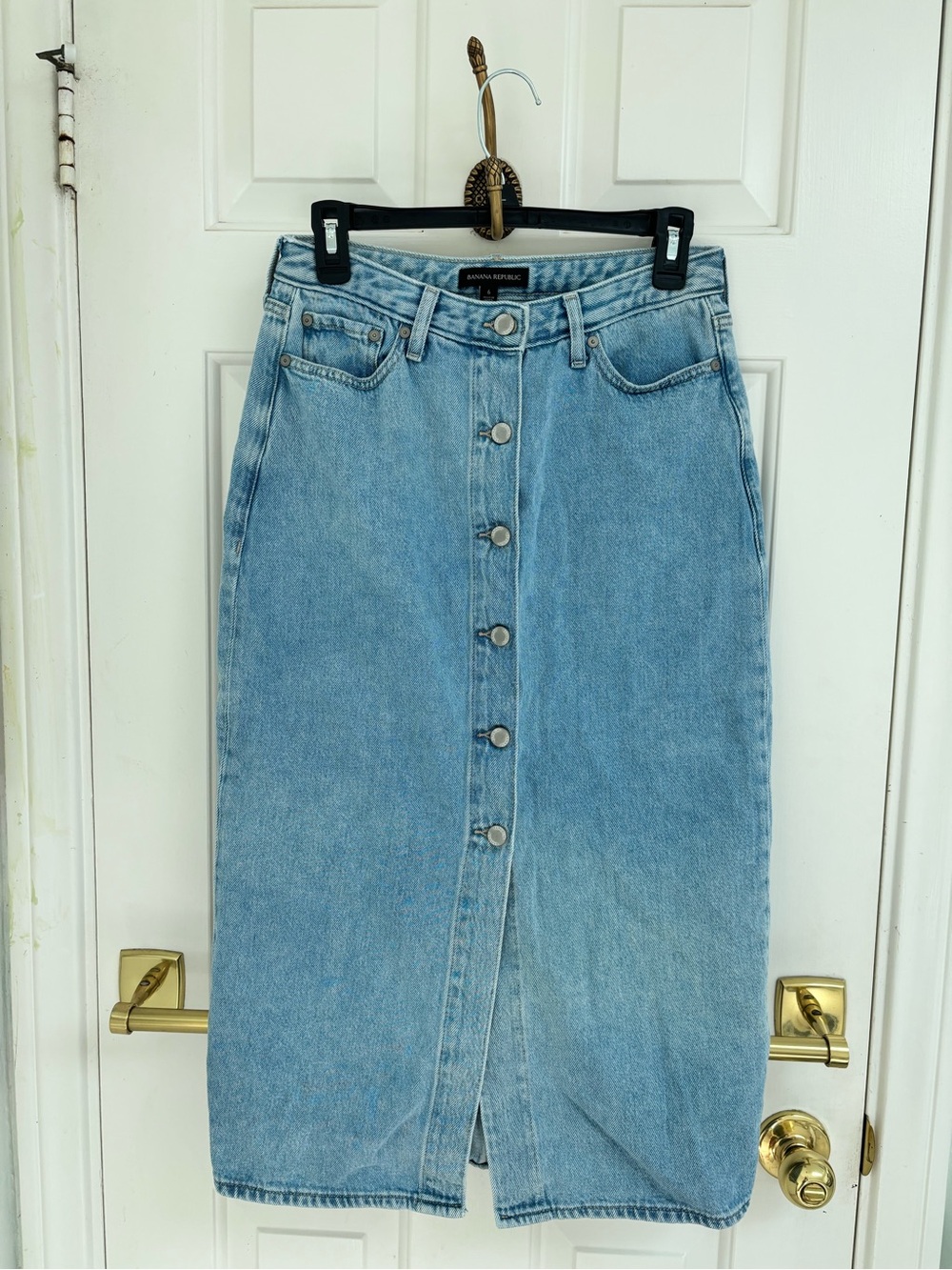 Banana Republic Light Blue Skirt